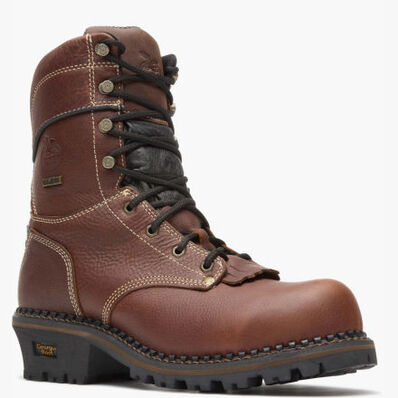 Georgia Boot AMP LT Logger Composite Toe Waterproof Work Boot, , large