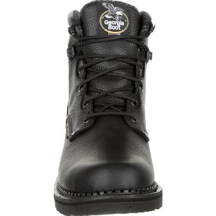 georgia boots steel toe black