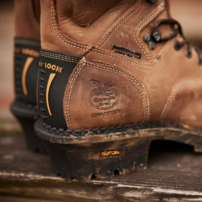 leather composite toe work boots