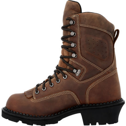 週間売れ筋 Georgia Boot USA Logger Waterproof Work Boot, GB00539 靴