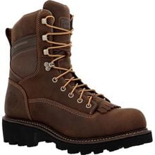 Georgia Boot Core37 9" Scalloped Heel Waterproof Composite Toe Logger Work Boot