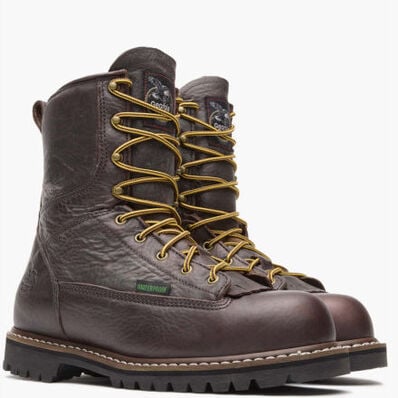 Georgia Boot Steel Toe Waterproof Lace-To-Toe Work Boot, , large