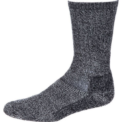 Georgia Boot Merino Lambs Wool Crew Sock, Graphite, large