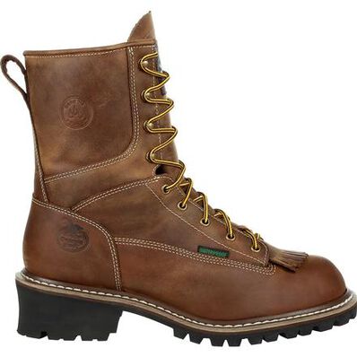 Georgia Boot Waterproof Logger Work Boot, , large