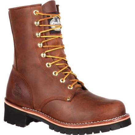 Georgia Boot Men s Brown Logger Work Boot style GB00048