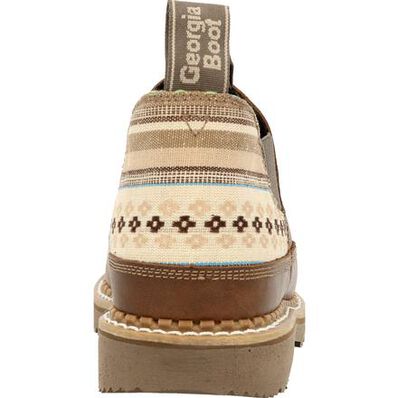 Georgia Boot Georgia Giant Women's Brown and Stripe Romeo Shoe, , large