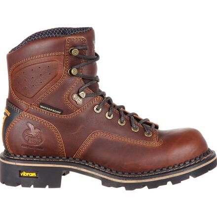 Georgia Boot Men s Comfort Core Low Heel Waterproof Logger