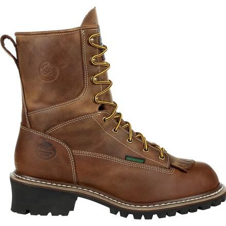 GB00383 Georgia Boot Steel Toe Waterproof Logger Work Boot