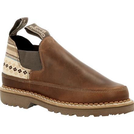 GB00417 Georgia Boot Georgia Giant Women s Brown and Stripe Romeo Shoe