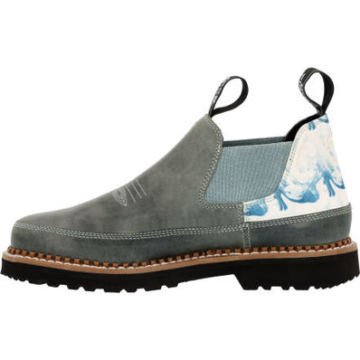 Georgia Boot Women's Blue Watercolor Romeo Shoe, , large