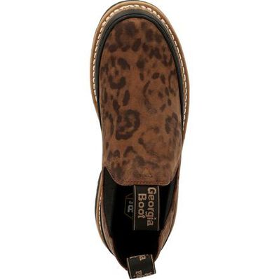 Georgia Boot Women's Brown And Cheetah Romeo Shoe, , large