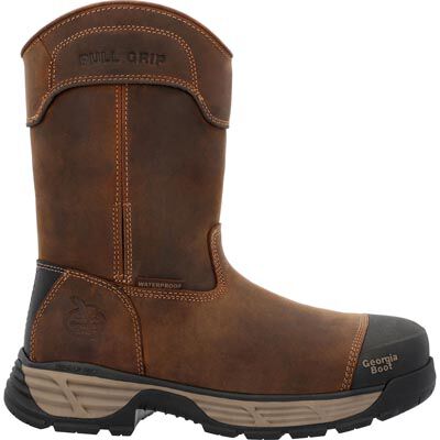 Georgia Boot Durablend Edge 10 Waterproof Alloy Toe Pull On Work Boot