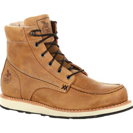 Georgia Boot Small Batch Wedge Brown Boot