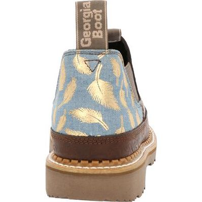 Georgia Boot Women's Feather & Floral Romeo Shoe, , large
