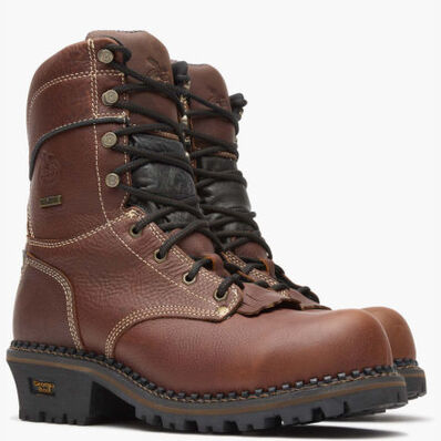 Georgia Boot AMP LT Logger Composite Toe Waterproof Work Boot, , large