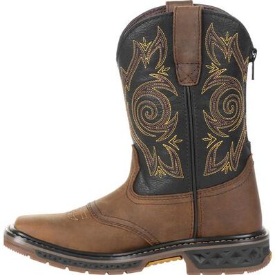 Georgia Boot Carbo-Tec LT Little Kids Pull-On Saddle Boot, , large