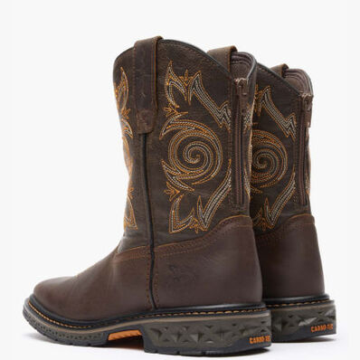 Georgia Boot Carbo-Tec LT Big Kids Brown Pull-On Boot, , large