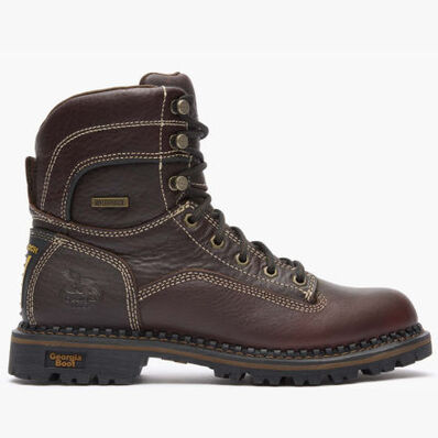 Georgia Boot AMP LT Logger Women's Waterproof Low Heel Logger Boot, , large