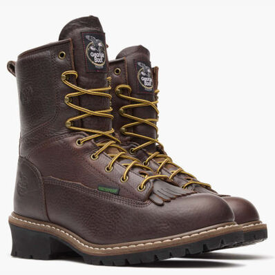 Georgia Boot Steel Toe Waterproof Logger Boot, , large