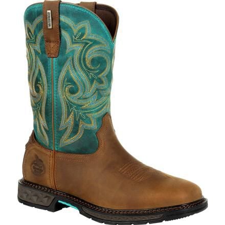 Womens steel shop toe work boots