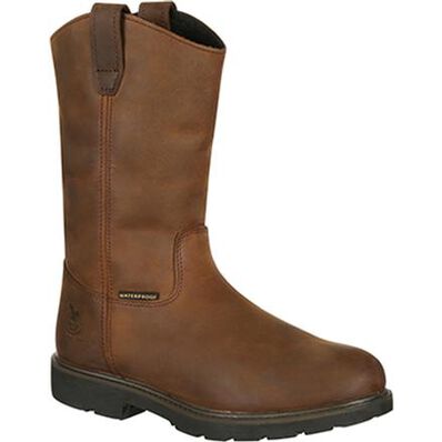 Georgia Boot Suspension System Steel Toe Waterproof Wellington Work Boot, , large