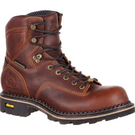 Georgia boot low heel logger top