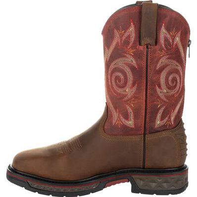 Georgia Boot Carbo-Tec LT Waterproof Pull-on Work Boot, , large