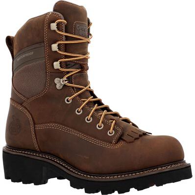 Georgia Boot Core37 9" Scalloped Heel Waterproof Work Boot, , large