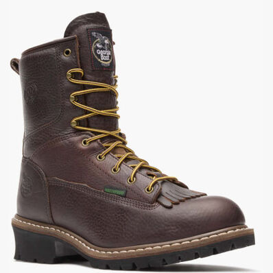 Georgia Boot Steel Toe Waterproof Logger Boot, , large