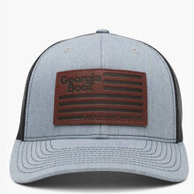 Georgia Boot Unisex Leather Patch Trucker Hat