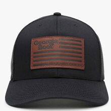 Georgia Boot Unisex Leather Patch Trucker Hat