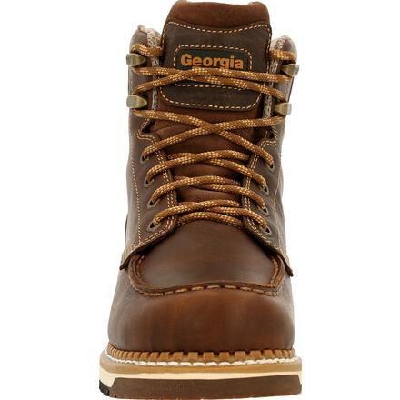 Georgia Boot AMP LT Waterproof Moc Toe Wedge Work Boot GB00429