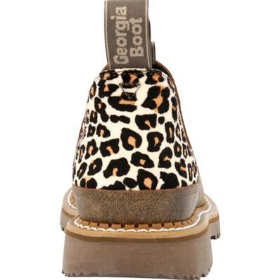 Georgia Boot Women's Brown & Leopard Romeo Shoe, , large