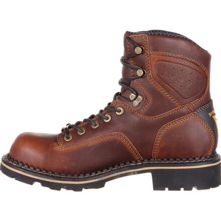 Georgia Boot Comfort Core Waterproof Composite Toe Low Heel Logger