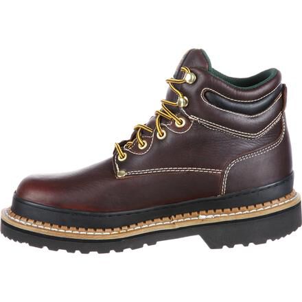 Oblique toe shop work boots