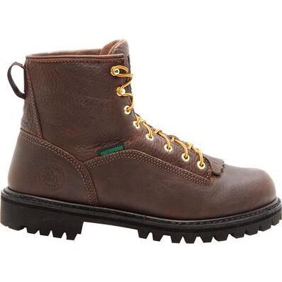 Georgia Boot Waterproof Logger Work Boot, , large