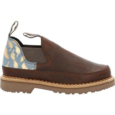 Georgia Boot Women's Feather & Floral Romeo Shoe, , large