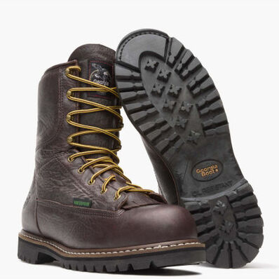 Georgia Boot Steel Toe Waterproof Lace-To-Toe Work Boot, , large