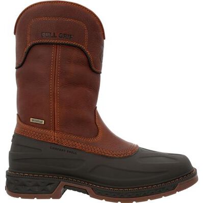 Georgia Boot Carbo-Tec LTR Steel Toe Waterproof Pull On Boot, , large