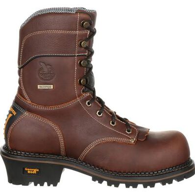 Georgia Boot AMP LT Logger Waterproof Work Boot, , large