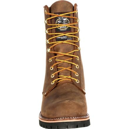 Georgia boot steel toe waterproof insulated logger work boot sales