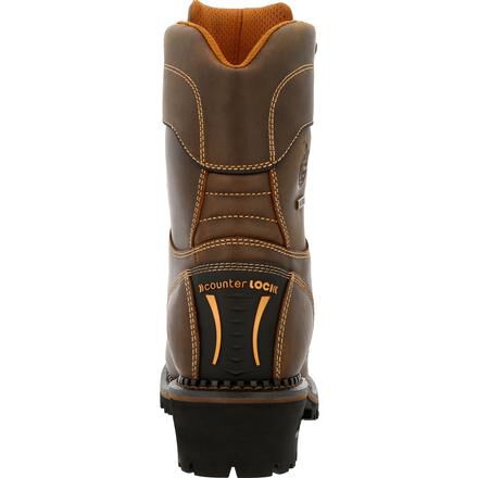 GB00491 Georgia Boot AMP LT Logger Composite Toe Insulated Waterproof Work Boot