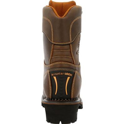 Georgia Boot AMP LT Logger Composite Toe Insulated Waterproof Work Boot, , large