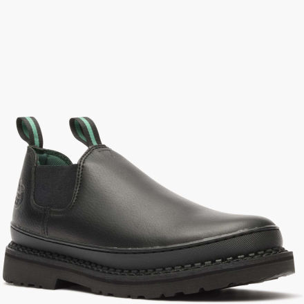 【公式】フジのお歳暮・冬ギフト - WEBカタログ掲載中 Leather Black Men's Giant: Georgia Slip-On Shoes Work Romeo 靴