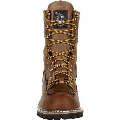 Georgia Boot Steel Toe Waterproof Logger Work Boot, , large