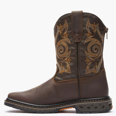 Georgia Boot Carbo-Tec LT Big Kids Brown Pull-On Boot, , large