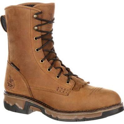Georgia Boot Carbo-Tec Composite Toe Waterproof Work Lacer, , large