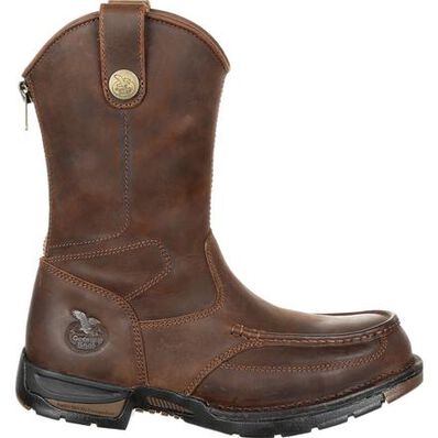 Georgia Boot Athens Pull-On Steel Toe Work Boot, , large