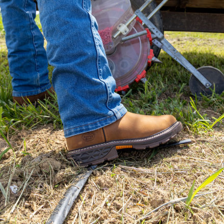 Pull on logger boots sales