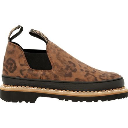GB00508 Georgia Boot Women s Brown And Cheetah Romeo Shoe